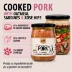 Homemade pork with oatmeal, sardines and rosehip - Image 2