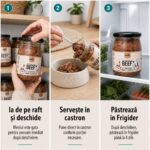 Hrană pentru câini la borcan - Vită cu hrișcă, spanac și semințe de in - imagine 4
