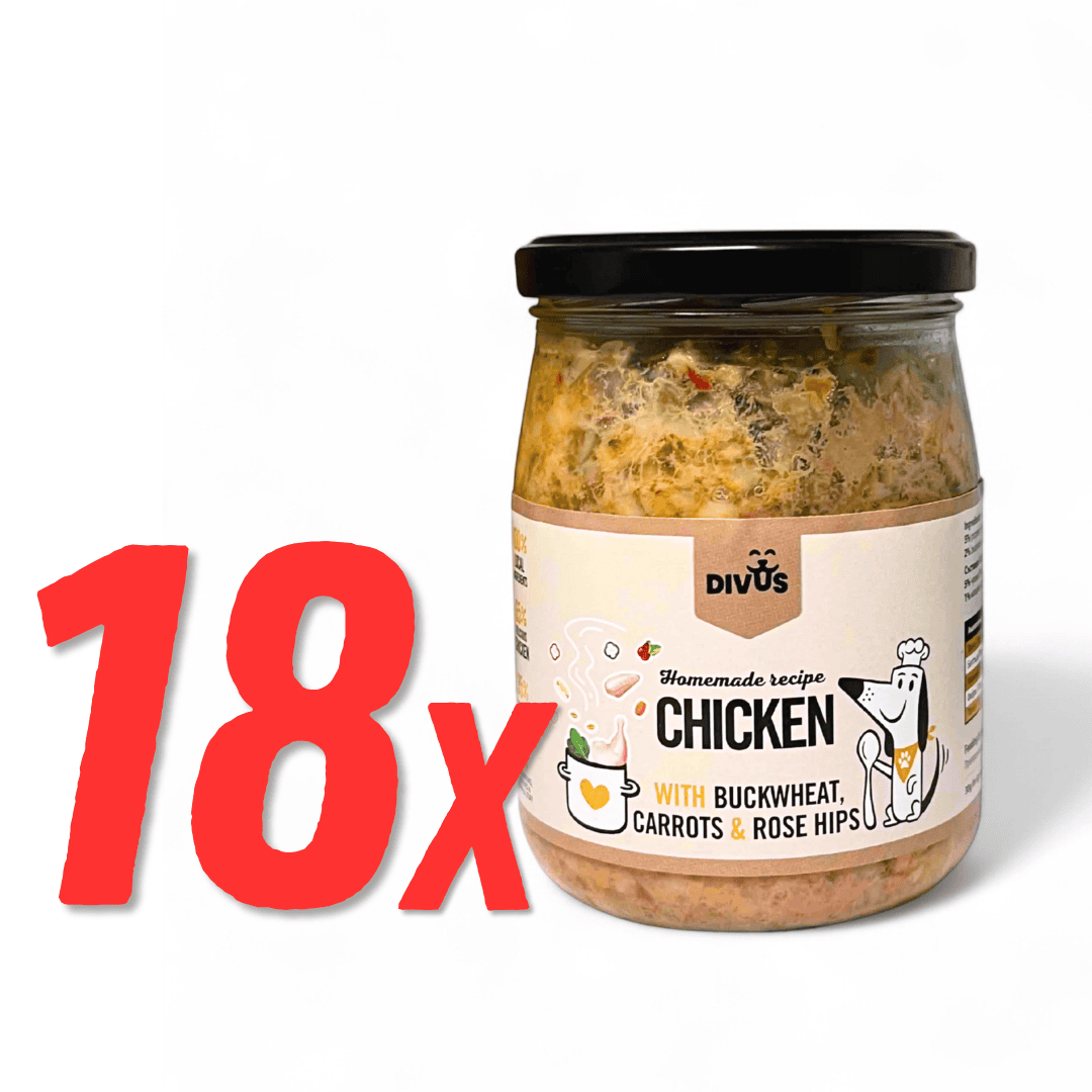 Slow-cooked chicken – 18 units