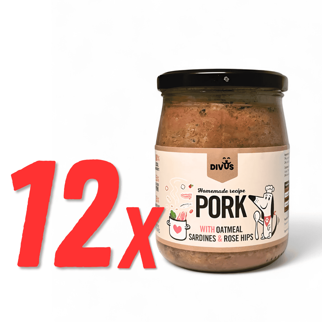 Slow-cooked pork – 12 units